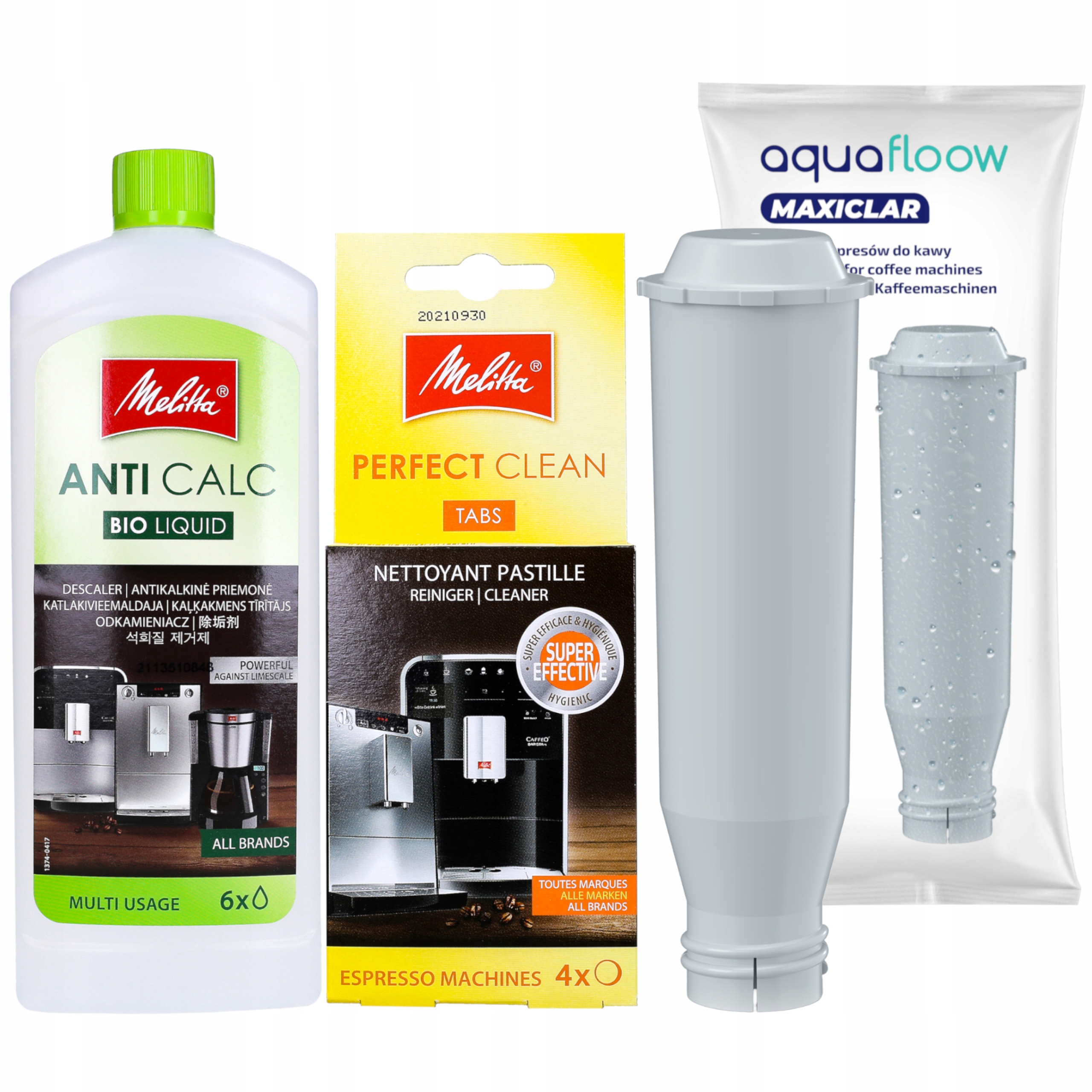 Vodný filter pre kávovary Aquafloow MaxiClar AF02 + 2 ďalšie produkty
